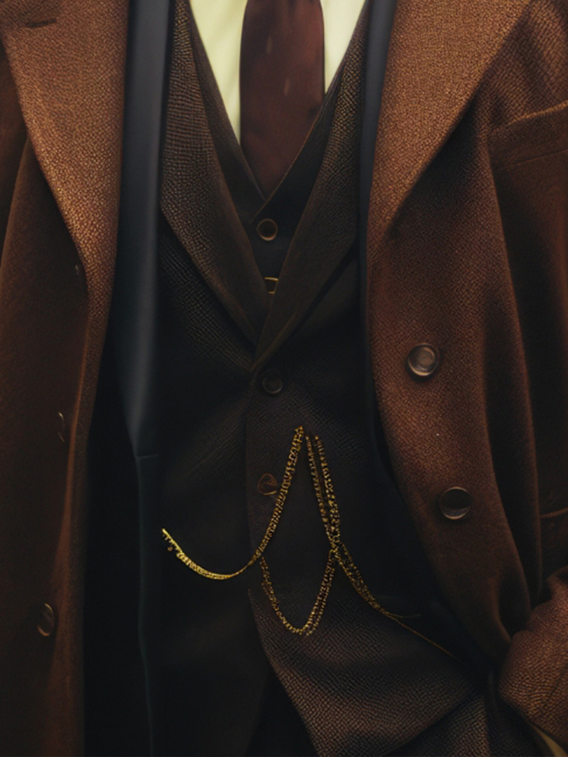 Cognac Archway Coat-thumb